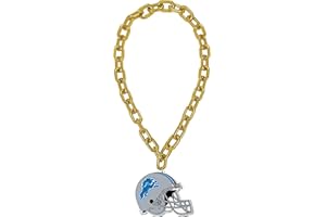 Romawall Sport Team Fan Chain for Football Fans. Color Design Necklaces and Pendants for Sports Fan- Bling Gold