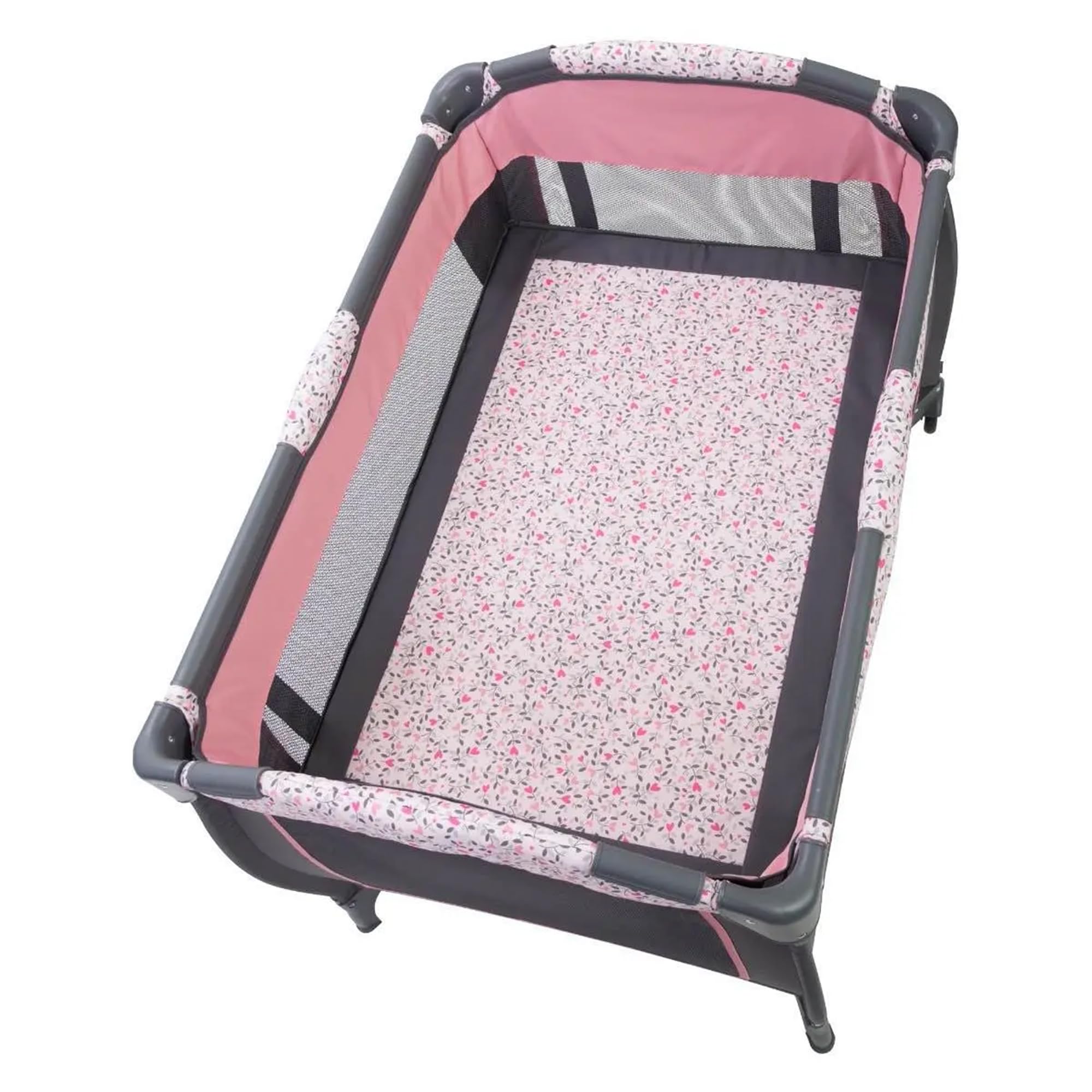 Baby Trend Nursery Center, Playard Portable Crib with Full Size Bassinet, Trend-E, April