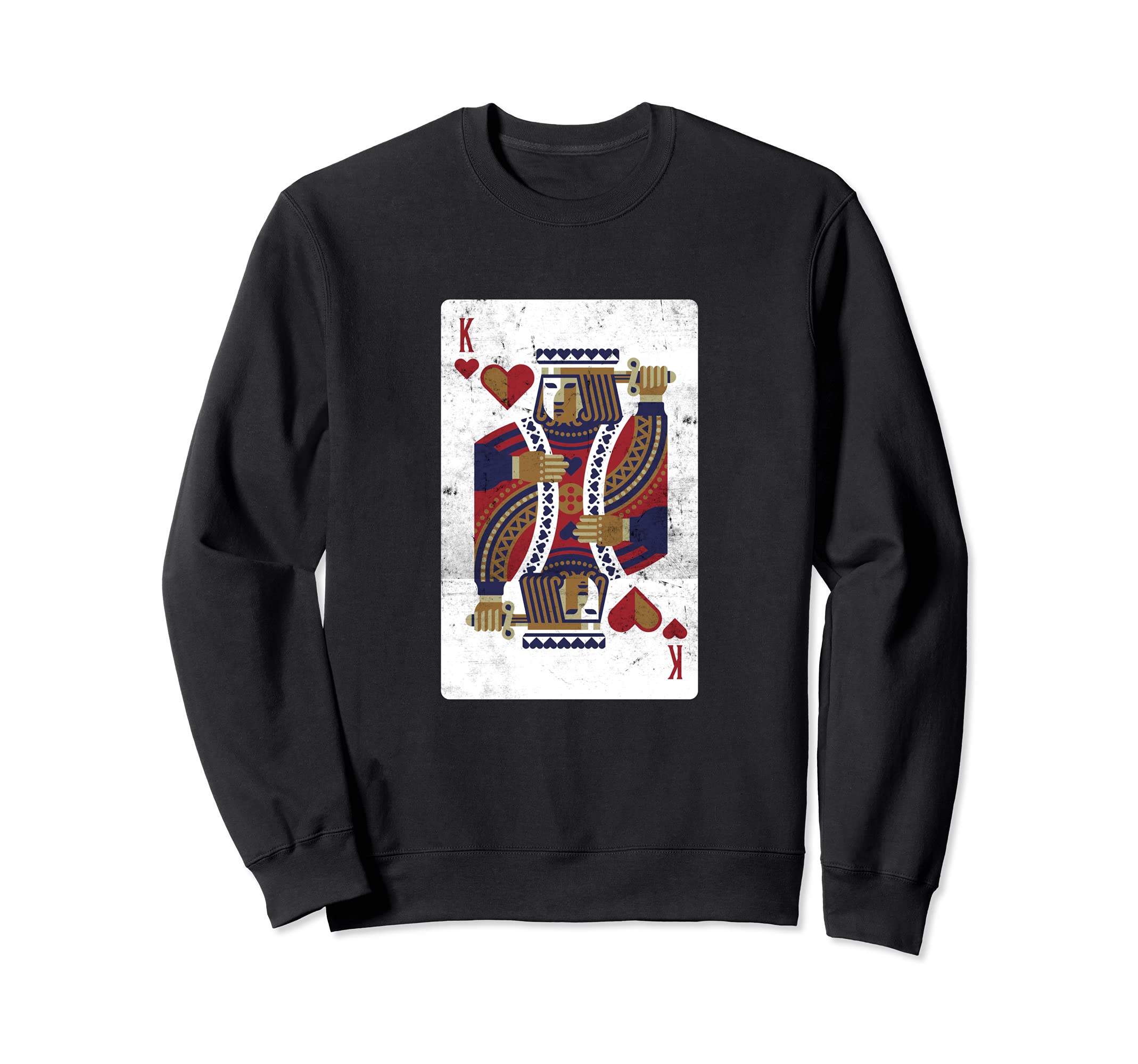 Funny King Of Hearts Card Poker Gambling Gifts Sweatshirt