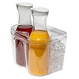 Ice Chilled Wine Bottle Server and Carafe Set