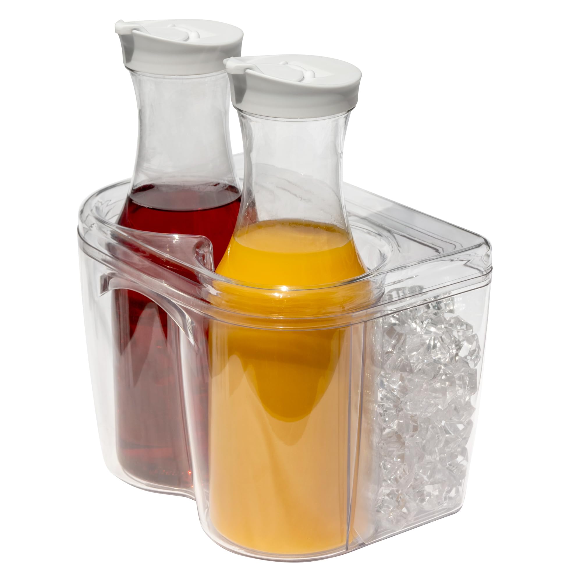 Ice Chilled Wine Bottle Server and Carafe Set