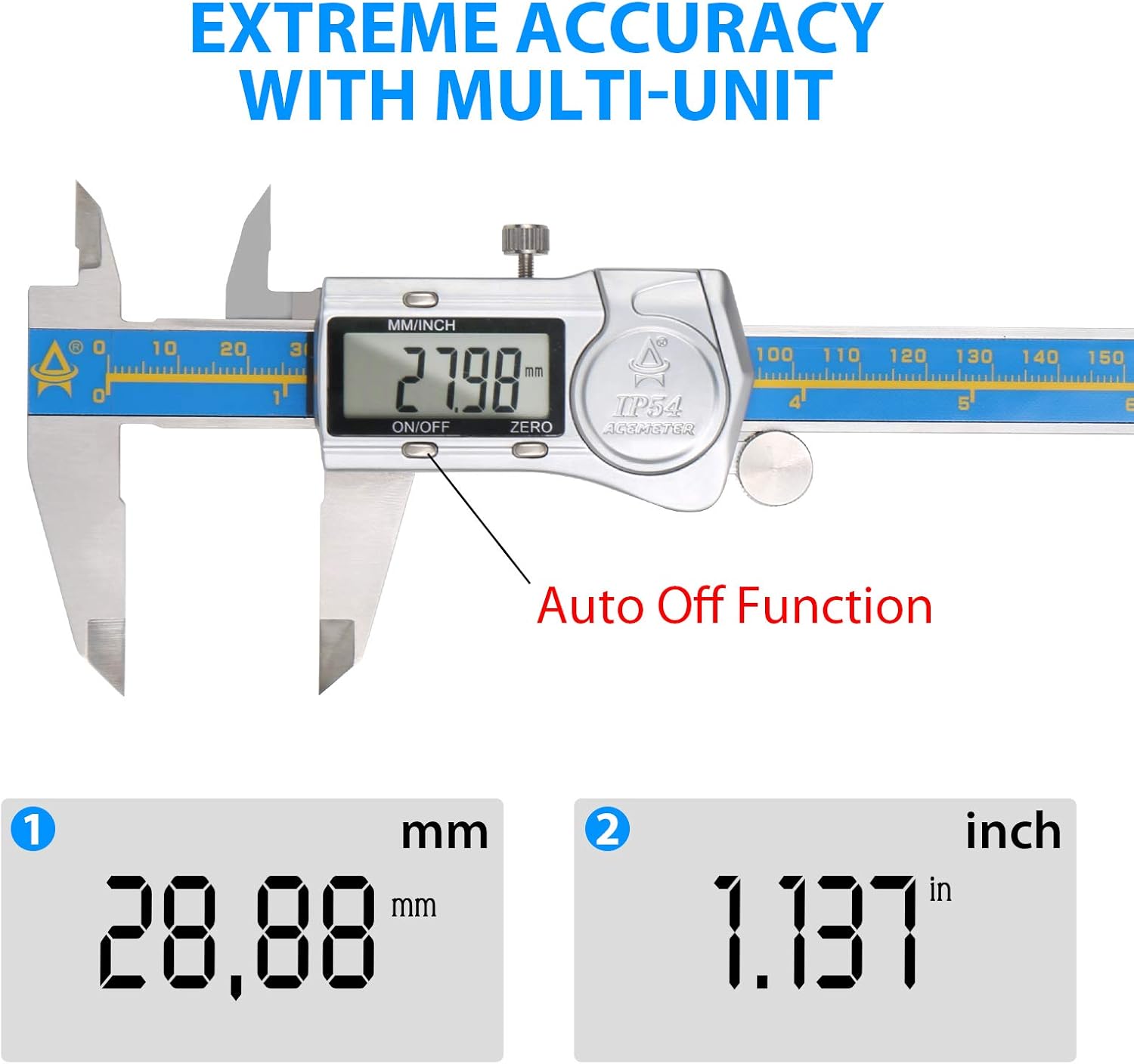 Dimensional Measurement Vernier Calipers Measuring Tool Stainless Steel