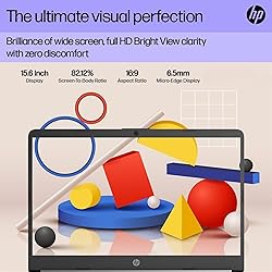 HP Newest 15.6" Multitasking Slim Laptop, 16GB
