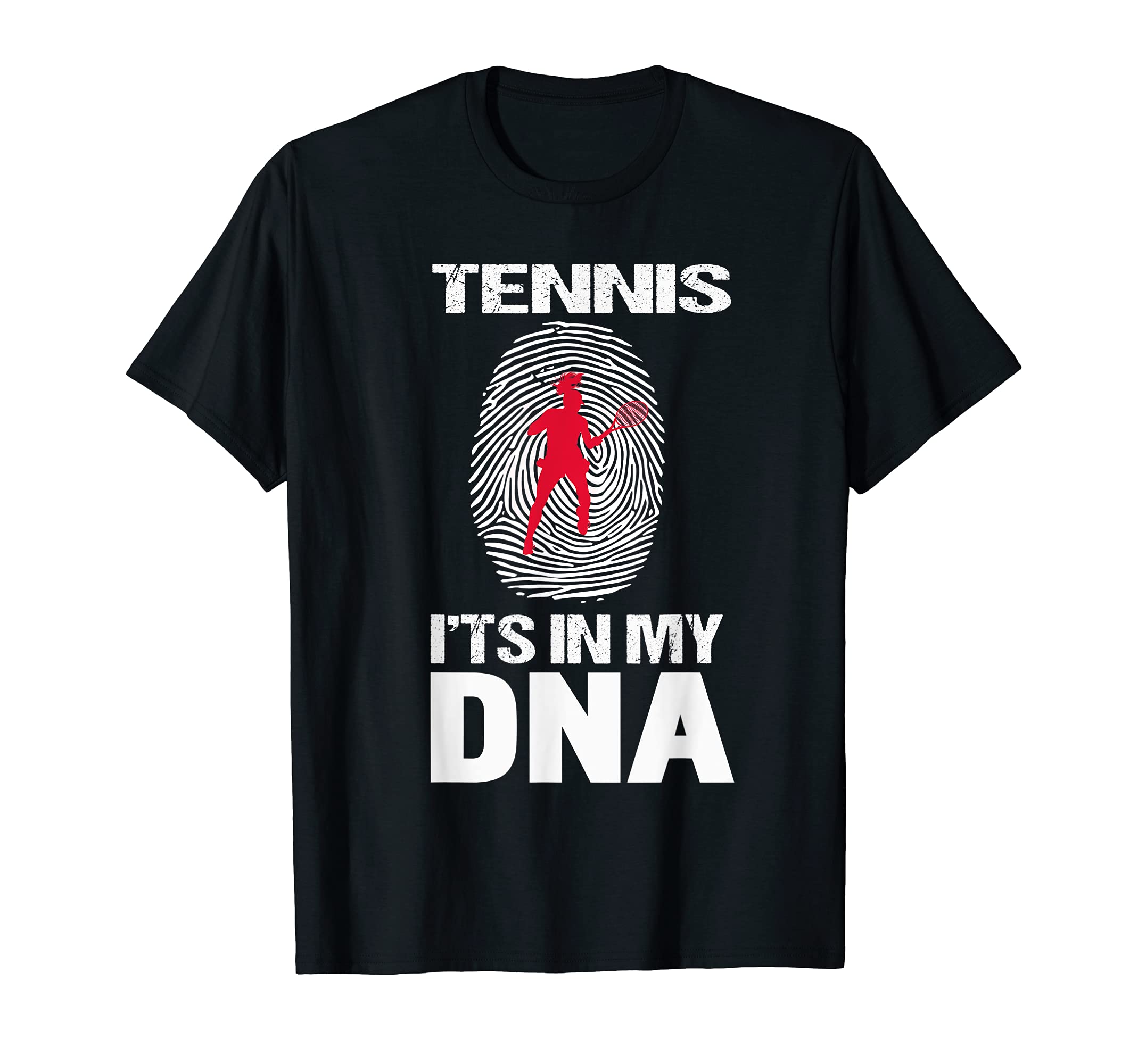 Funny Tennis Female DNA for Tennis Female Player T-Shirt