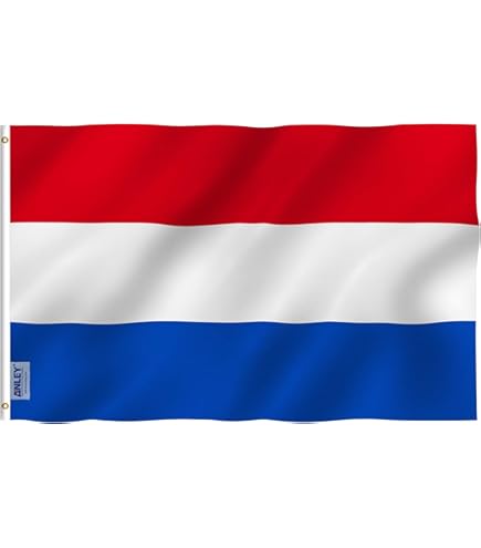 6x Amsterdam/Niederlande Flaggen Aufkleber, 40 Mm – Vinyl, Wetterfest, Für Auto, Helm & Laptop