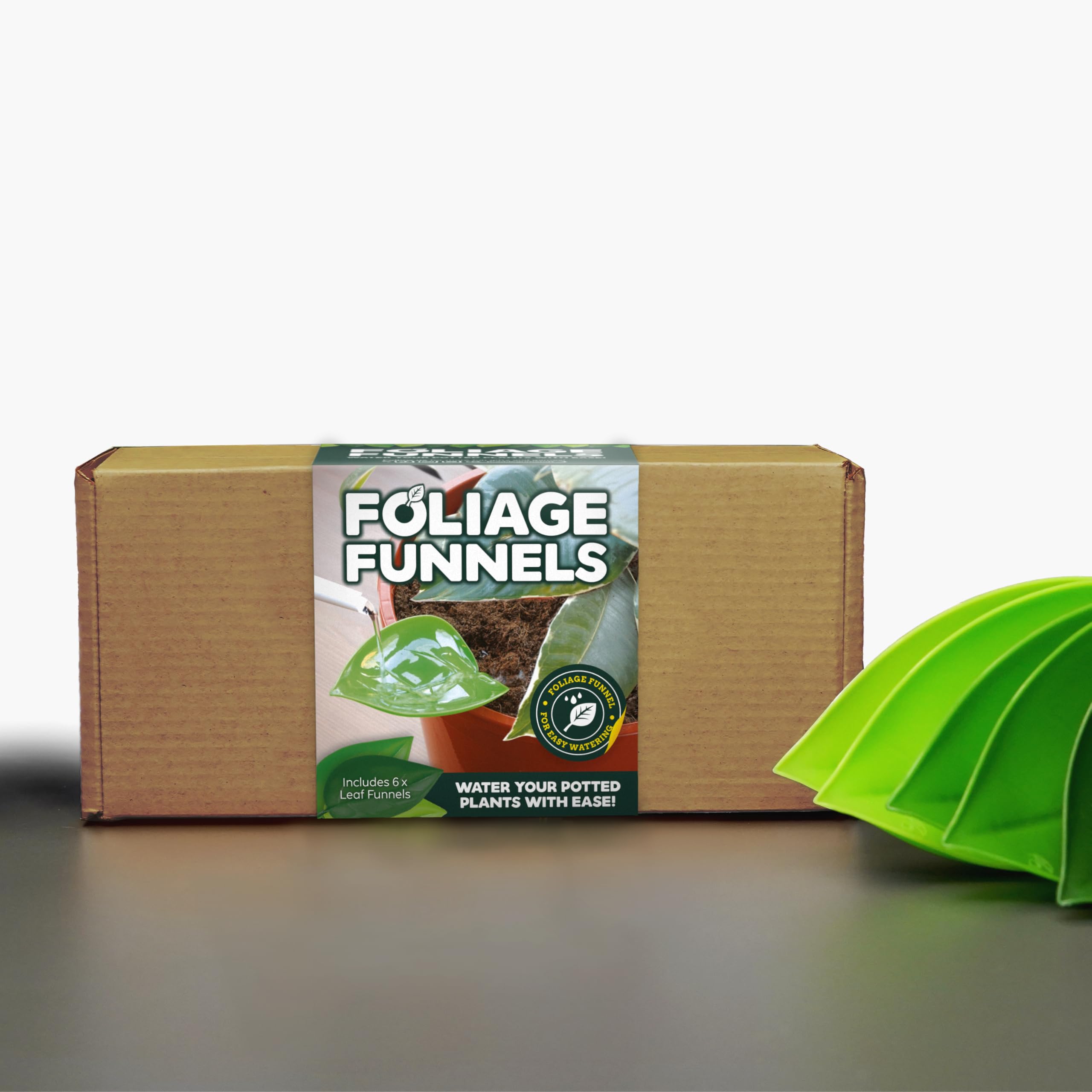 Bubblegum Stuff Foliage Funnels - Precise Watering Tool - Six Stylish Plant Funnels - Perfect For Plant Parents - Great Gardening Gift For Friends