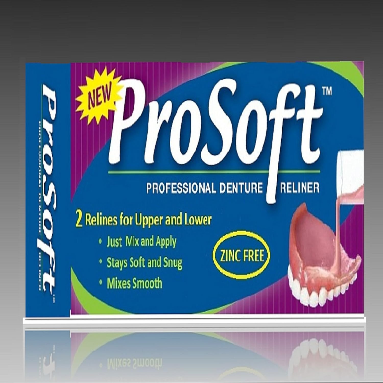 6 Denture Reline Kits Denture Reline- ProSoft Reliner-liner For loose Dentures: Garden & Outdoor