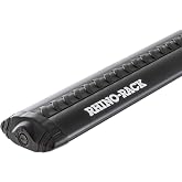 Rhino-Rack | Sportz Bar Aero Roof Rack Cross Bar, Zwifloc Channel &amp; Twin Strip Wind Technology (Black, 65 inch)