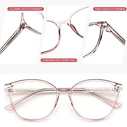 JFXQDR Women's Blue Light Blocking Glasses, TR90