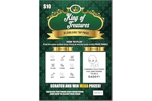 Zoschie Pregnancy Announcement for Dad - Congrats You're Going to Be a Daddy Lottery Scratch Card, Unique Pregnancy Reveal Gift for Daddy to Be, Husband or Boyfriend, New Dad Surprise, Hello Daddy