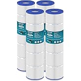 KEEPURE Jandy CV460 Pool Filter Cartridges Compatible with Jandy CL460, PJAN115, C-7468, FC-0810, FC-6410, A0558000, AK-60432, 4 x 115 sq.ft, 4Pack