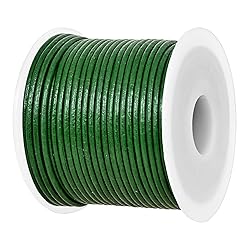 GENIQUE Real/Genuine Round Leather String Cord for