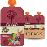 Pumpkin Tree Peter Rabbit Organics Beet, Carrot and Pear, 4.4 Ounce (Pack of 10)