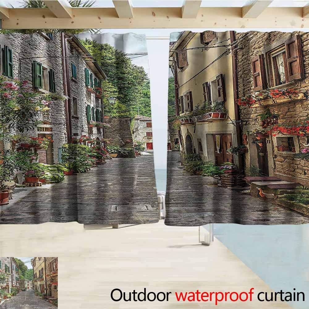 MaryMunger Doorway Curtain Wanderlust Mosaics Tiles Global Simple Stylish Waterproof W55x39L Inches