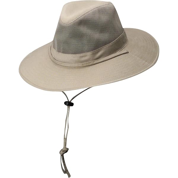 Stetson Hats UPF 50+ Dunraven Outdoor Hat Wheat L Beige at  display picture 1