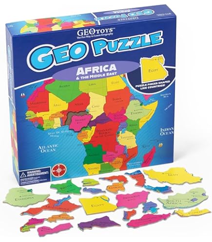 Geo Puzzle Monde 68 pièces, Jigsaw Puzzles - Amazon Canada