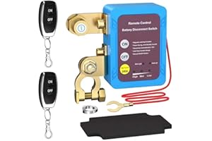 Remote Control of Car Devices for Anti-Theft Safety, 12V 240A Remote Battery Disconnect Switch, Smart Voltage Control Battery