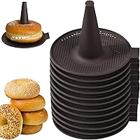 NIOIPXA Silicone Molds,Donut Mold for Baking,Donut Pans Set,12 Pieces Pastry Molds for Bagel and Doughnut Cake Pans (Coffee, 