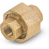 Everflow Supplies BRUN0038-NL 3/8-Inch Brass Union, No Lead