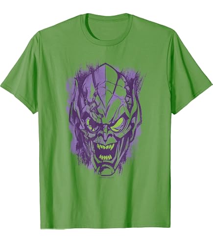 Amazon.com: Marvel Spider-Man: No Way Home Green Goblin Face T