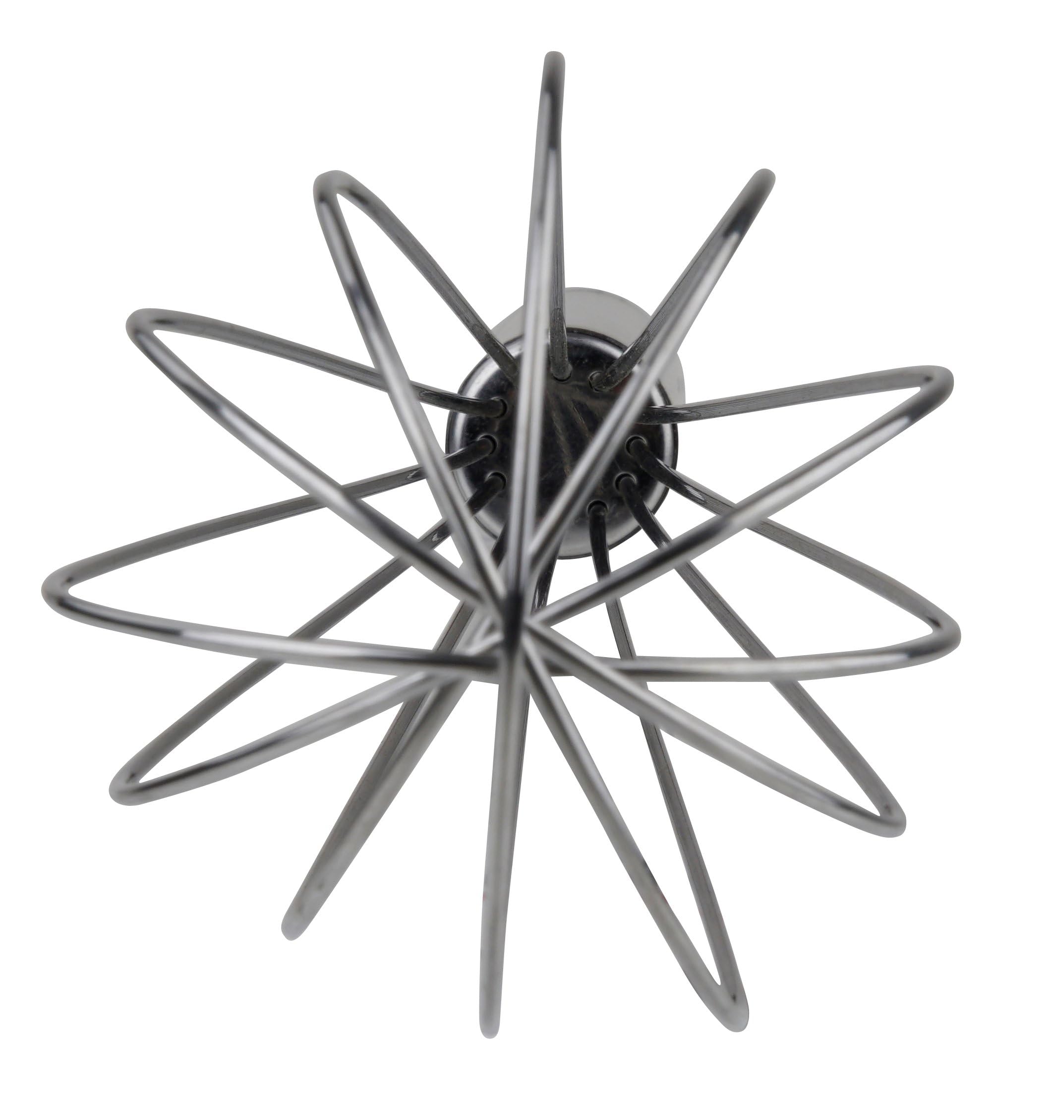 Fackelmann Schneebesen 26 cm, Ballonschneebesen aus Edelstahl, robuster Rührbesen mit stabilen Drähten (Farbe: Silber), Menge: 1 Stück 4