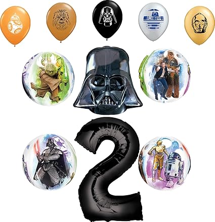 Amazon Com Star Wars Party Supplies 2nd Birthday Orbz Balloon