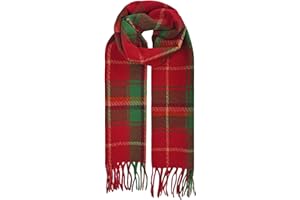 Airniese Men Scarf for Winter,Mens Winter Scarf Cashmere Scarf for Windowpane Designs Selection Husband Father Gift