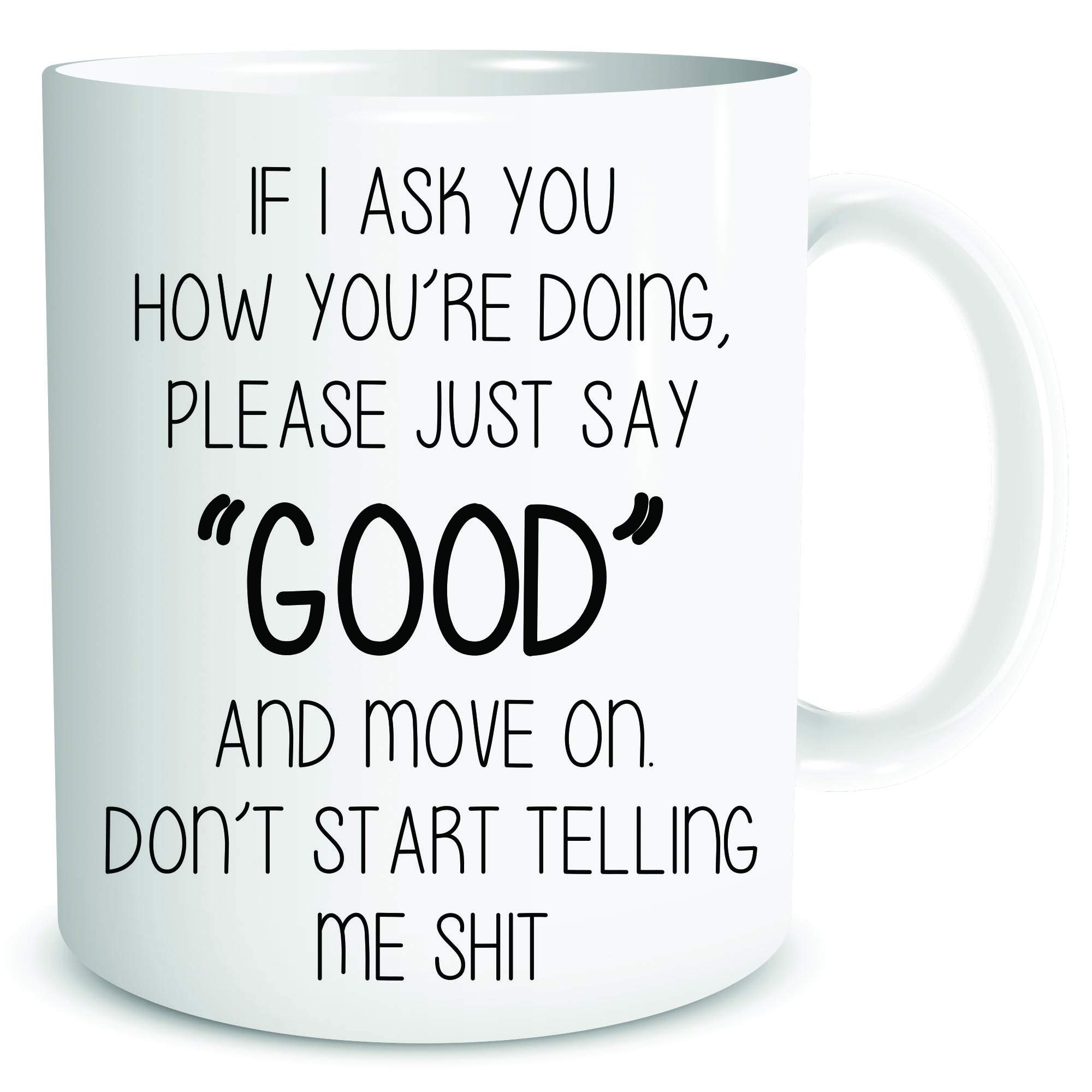 Funny Rude Mugs Work Office Mug Secret Santa Adult Humour Coffee Cup Banter WSDMUG2004
