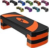 Xn8 Sports Adjustable Height Exercise Step 5/10/15 cm Sturdy Stepper