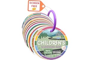 LMC Products Children's Scavenger Hunt: Travel Edition - Expansion Pack | Toddler Car Activities | Road Trip Toys | Games for 2, 3 Year Old's & Up | Kids Educational Scavenger Hunt Cards