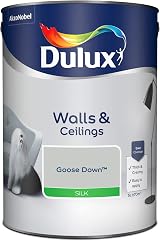 Dulux Walls & Ceilings Silk Emulsion Paint Goose Down 5L view 2