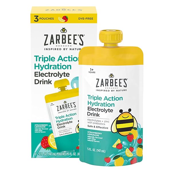 ZARBEE’S TRIPLE ACTION HYDRATION ELECTROLYTE DRINK FOR KIDS...