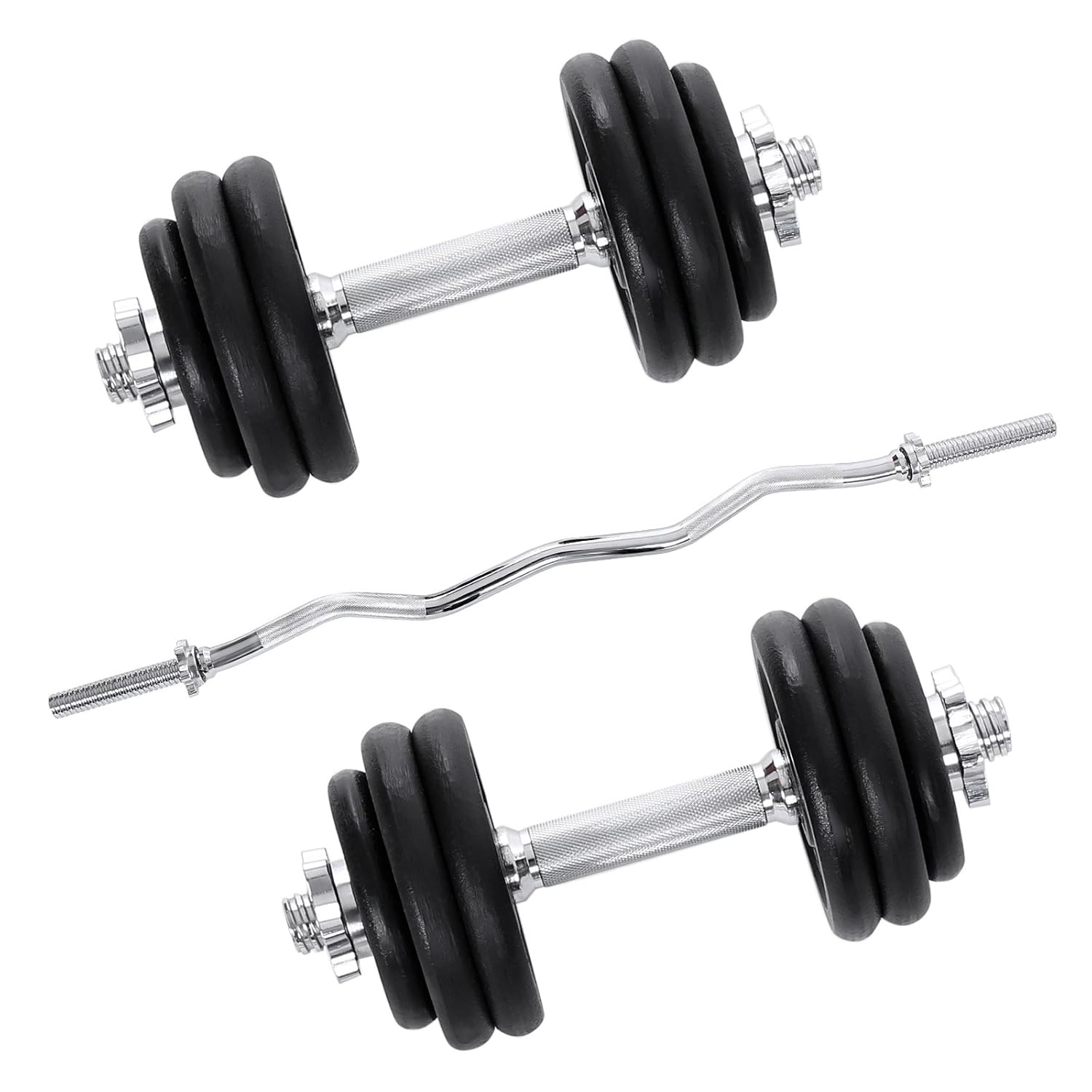 hantelset mit stange