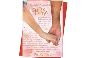 Funny Birthday Card for Wife from Husband - Romantic Wife Birthday Gifts Ideas