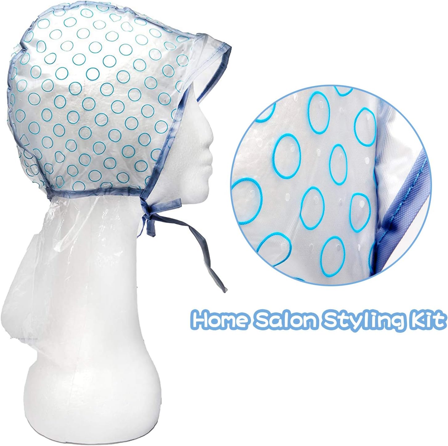 Hair Highlights Coloring Dye Tool Set, 2 Hair Disposable Tipping Frosting Cap - Image 3