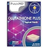 PatchMD Glutathione Plus Topical Patch - 30 Day Supply | Glutathione patches with Vit C, NAC, CoQ10 &amp; PQQ, 8 hour wear, alternative to pills, without unwanted ingredients