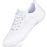 ZVC Cheer Shoes White Cheerleading Shoes for Women Cheer Sneakers Youth