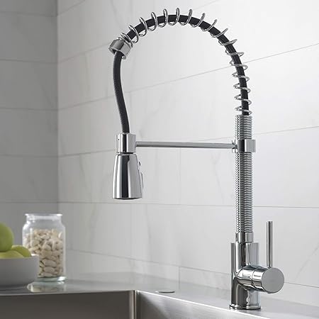 Kraus Kpf 1612 Single Lever Pull Down Kitchen Faucet Chrome