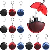 XunYee 12 Pcs 4 in 1 Mini Screwdriver Keychain Set Christmas Stocking Stuffers Bulk for Men Multi Tool Pocket Screwdriver Keychain Kit for Christmas Party Favor Father Birthday Gift Goodie Bag Filler
