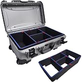 LAFENLIN DIY Divider System for Nanuk 935 Case, U-Clips &amp; Red Tabs | Professional Divider with U-clips &amp; Red Pull Tabs, Utility Knife.Customizable for Tools,Cameras,Medical,Tactical Gear-NO CASE