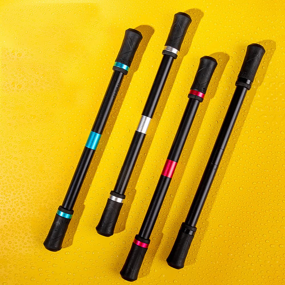 4 Pieces Spinner Pen Finger Pen Rotating Gaming Gel Pens Flying Pen Finger Rotating Pen Entertainment Release Pressure Toy for Kids Students Teens Student Games Gift (Black)