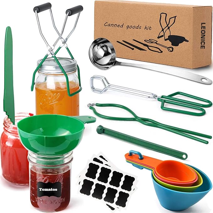 Canning Kit, 35pcs Canning Supplies Starter Kit for Beginner, Home