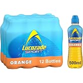 Lucozade Sport Body Fuel - Orange 12x500ml| Isotonic sports drink, with Electrolytes and Vitamin B3 | Still | Bursting with Flavour - Packaging May Vary