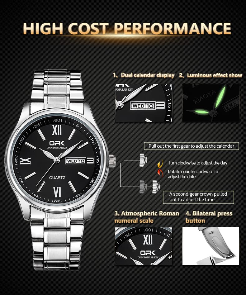 Watch Ho-Montre-009-02, weiß, Modern