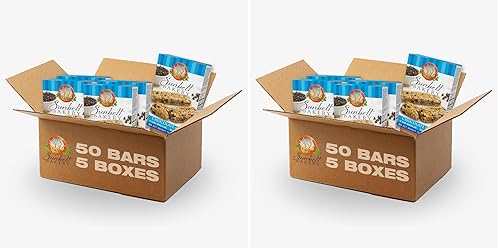 Sunbelt Bakery Chocolate Chip Chewy Granola Bars, 50-1.0 OZ Bars (5 Boxes) (Pack of 2)