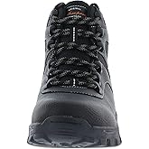 Weatherproof Vintage Mens Jasper Faux Leather Hiking Boots Black 13 Medium (D)