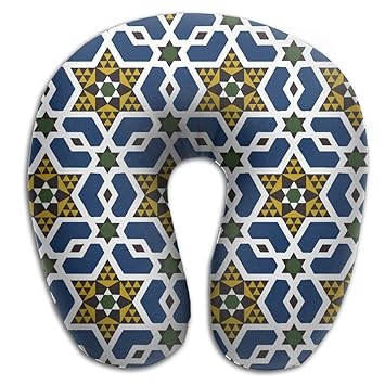 Amazon Com Seamless Islamic Geometric Super U Type Pillow Neck