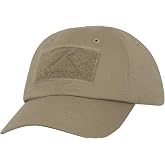 Rothco Tactical Operator Cap | Military Hat | Baseball Cap with Loop Field | Tactical Baseball Cap, Hook Loop Patch Panels, Adjustable Fit Patch Cap, One Size Fits Most Outdoor Wear