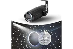 Disco Ball Pin Light, Palujorty 10W Disco Spotlight Plug in for Mirror Ball Party