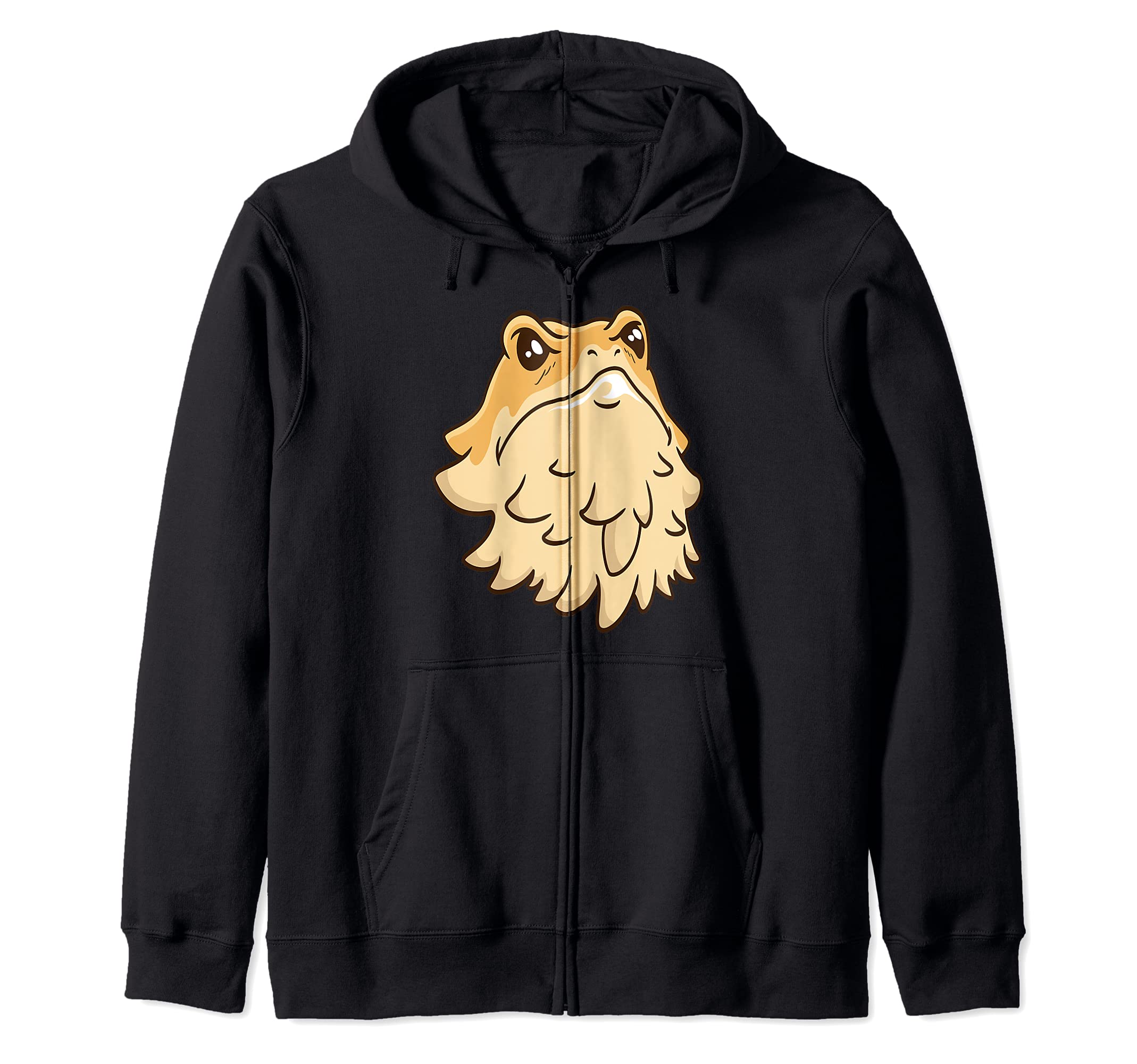 Cute Bearded Dragon Zip Hoodie